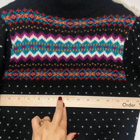 Vintage The Italian Mob Nordic Sweater-pullover Size Medium - Picture 4 of 11